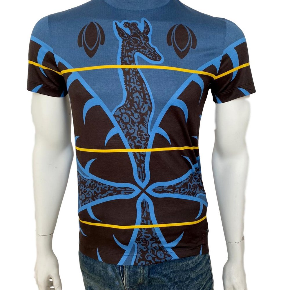 New Authentic Louis Vuitton Chapman Giraffe TShirt